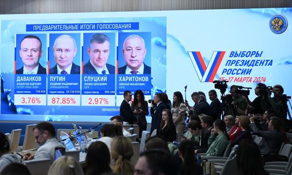 ​Математикийн аргаар ОХУ-ын Ерөнхийлөгчийн сонгуульд 22 сая хуурамч санал өгсөн гэж тооцжээ