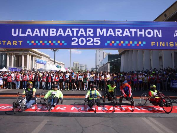 “Улаанбаатар марафон 2025” олон улсын гүйлт эхэллээ