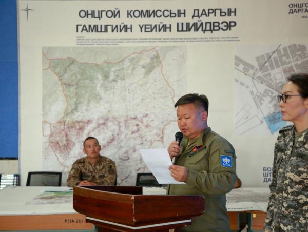 Гамшгаас хамгаалах иж бүрэн сургууль штабын дадлагаар үргэлжилж байна