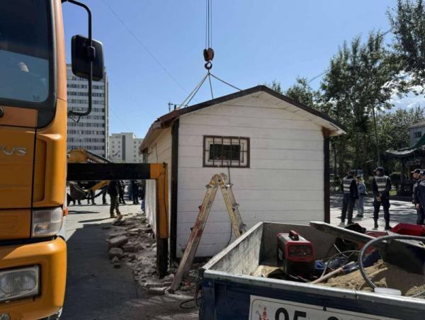 Чингэлтэй дүүргийн 6 байршилд зөвшөөрөлгүй ТҮЦ дахин байрлуулсныг нүүлгэн шилжүүлж байна