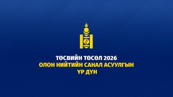 Иргэд 2026 оны төсвийн төсөлд эрүүл мэнд, боловсролын салбарт түлхүү зарцуулахад санал өгчээ