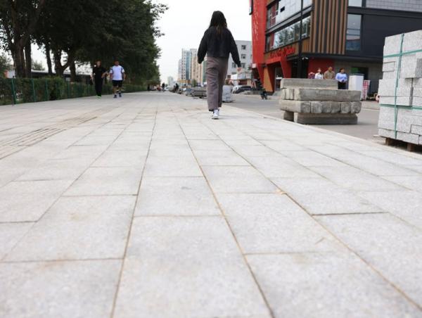 Геологийн төв лабораторийн уулзвараас Саппорогийн уулзвар хүртэлх явган замын ажлын явц 50 хувьтай байна