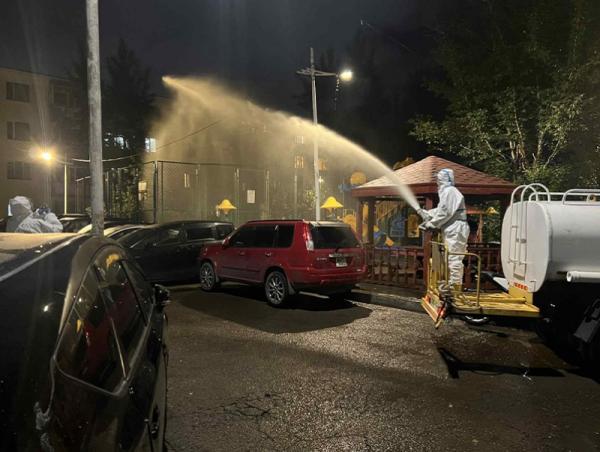 Сүхбаатар дүүрэг үерийн дараах ариутгал хийж эхэллээ