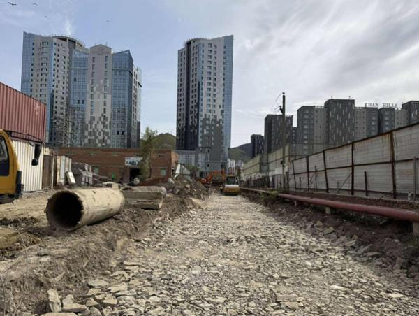 “Хүннү 2222” болон “Ривер гарден” хотхоны дунд холбоос зам барих ажлыг эхлүүллээ