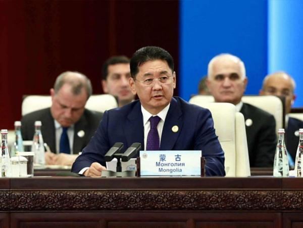 Ерөнхийлөгч У.Хүрэлсүх ШХАБ-ын дээд түвшний уулзалтад ажиглагчаар оролцож, үг хэллээ