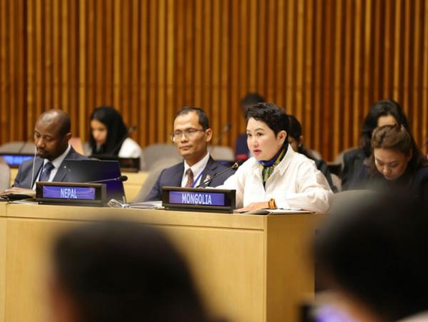 Далайд гарцгүй хөгжиж буй орнуудын Гадаад хэргийн сайд нарын уулзалт Нью-Йорк хотноо болов