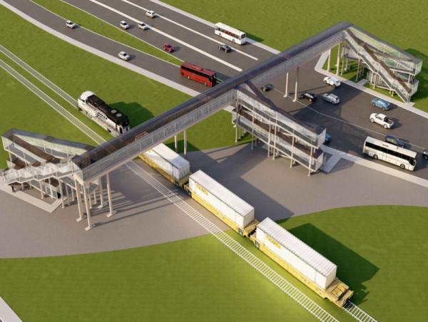 Таван шарын нүхэн гарцын хүрээнд явган зорчигчийн гүүр барина