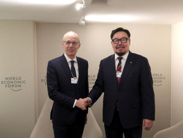 Ерөнхий сайд Г.Занданшатар Швейцарын холбооны улсын Ерөнхийлөгч Ги Пармелантай уулзав