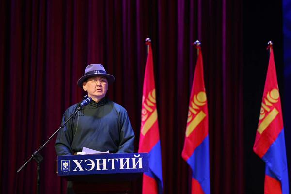 Монгол Улсын Ерөнхийлөгч У.Хүрэлсүх Хэнтий аймагт ажиллалаа